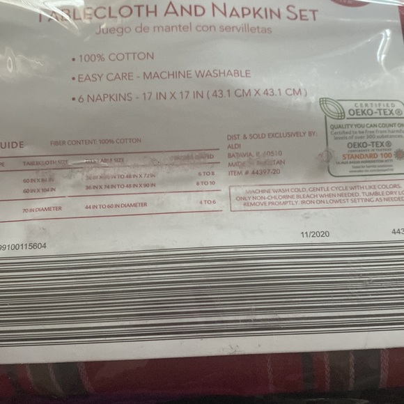 Table Cover new in package - Picture 5 of 5